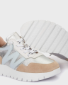Sneakersy damskie Wonders A-24101 srebrne