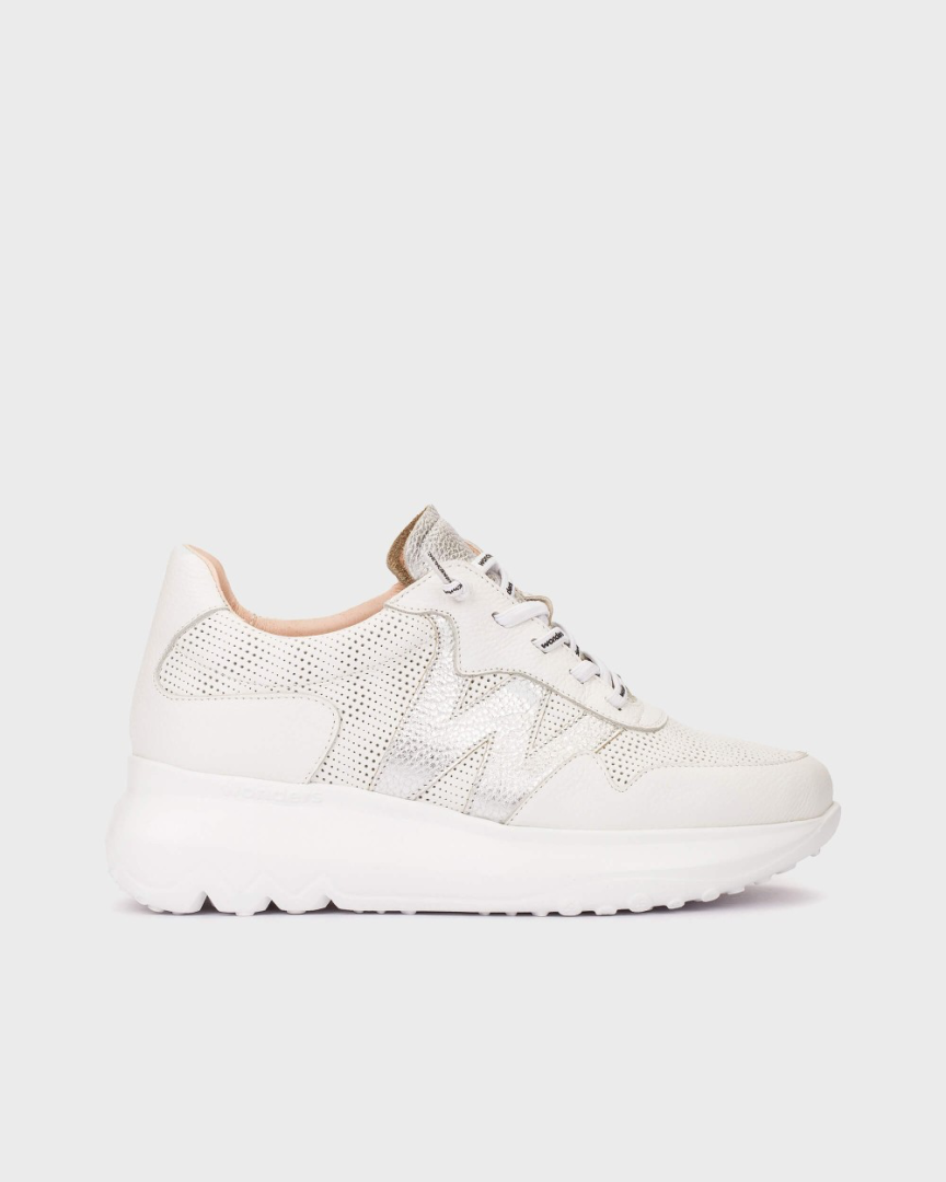 W148 Sneakersy damskie Wonders A-4021 białe