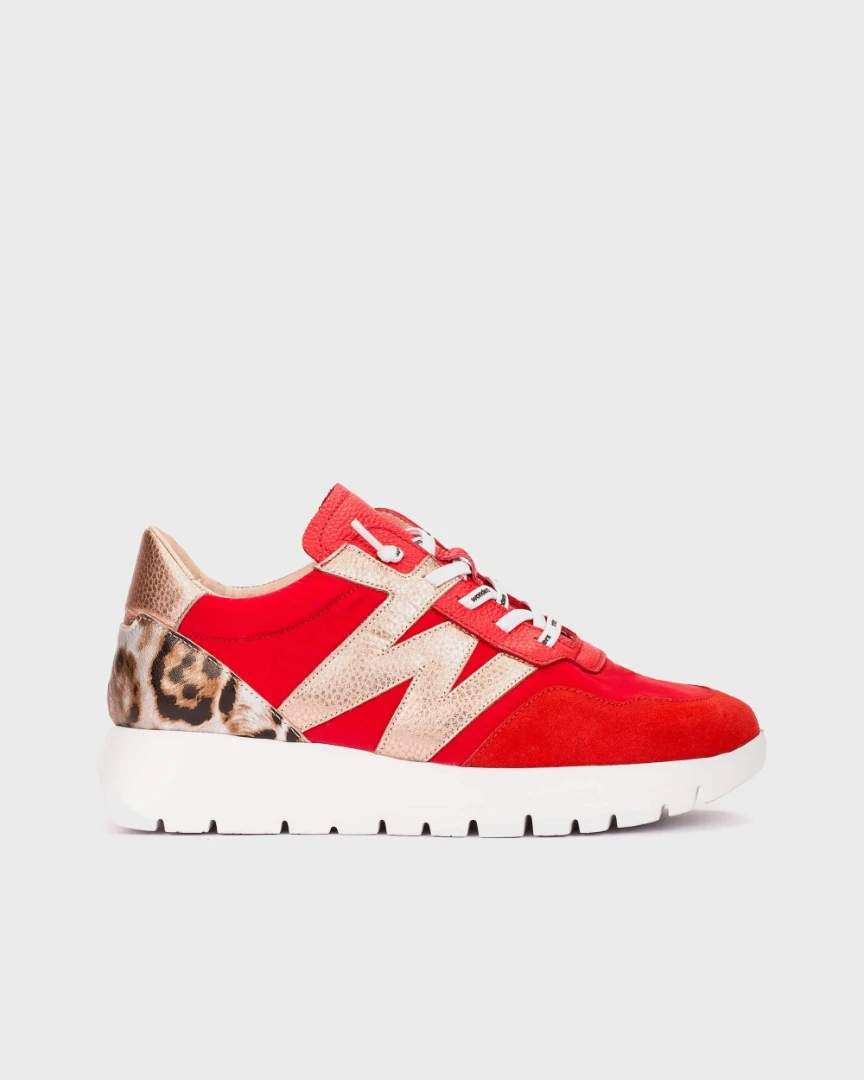 W149 Sneakersy damskie Wonders czerwone 