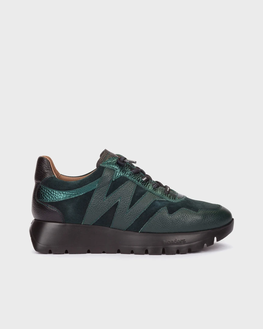 Sneakersy damskie Wonders zielone