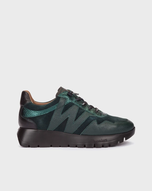Sneakersy damskie Wonders zielone