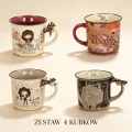 Zestaw 4 kubków Anekke Tulip i ORCHESTRA porcelanowe w pięknych pudełkach logowanych