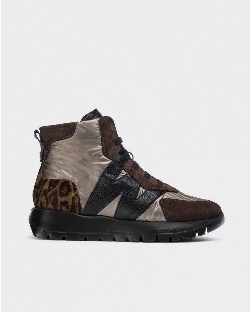 Sneakersy damskie Wonders wysokie botki ENGLAND A-2471