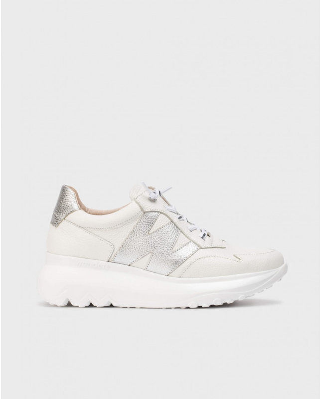 Sneakersy damskie Wonders A-4002 OFF WHITE