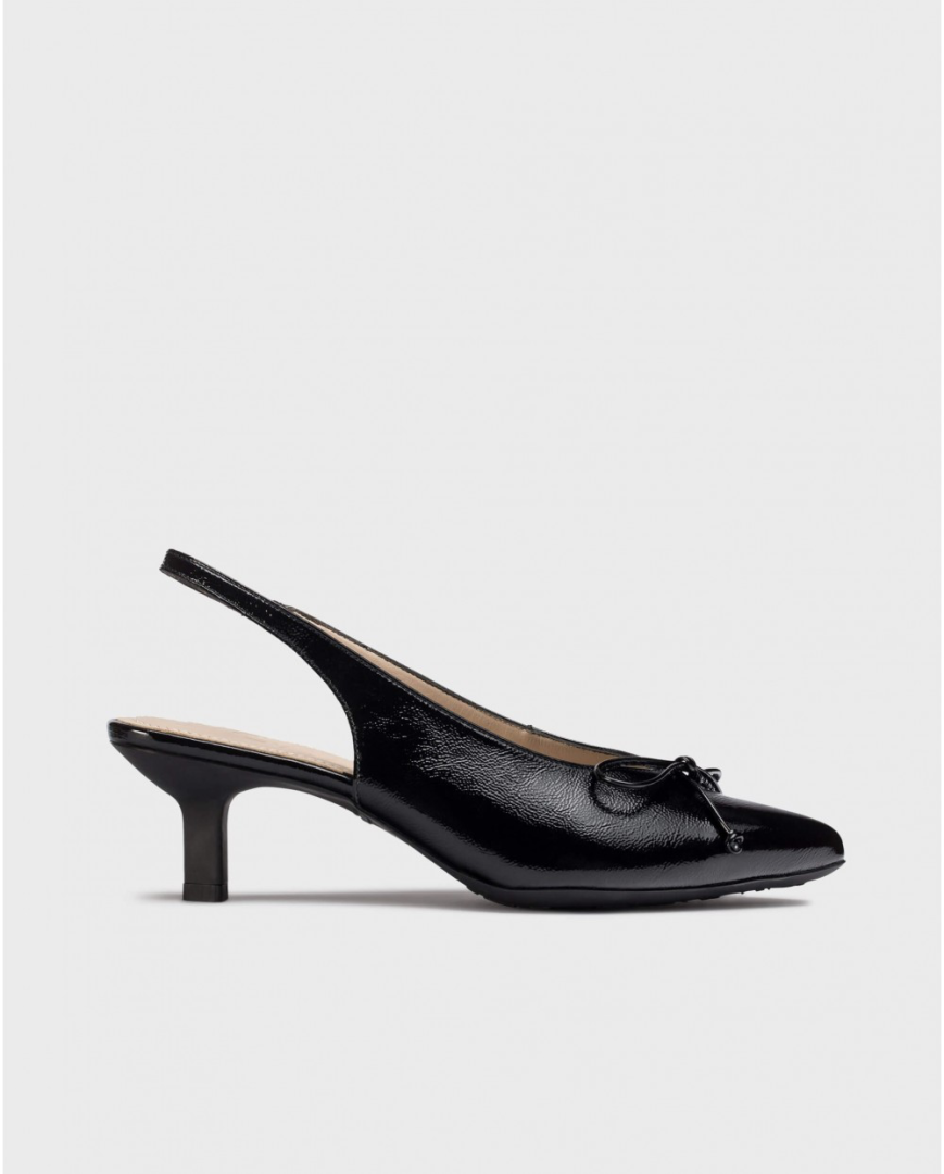 Czółenka slingback WONDERS G-7103 czarne