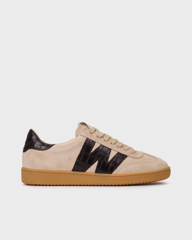 Sneakersy damskie Wonders W122 beżowe samby