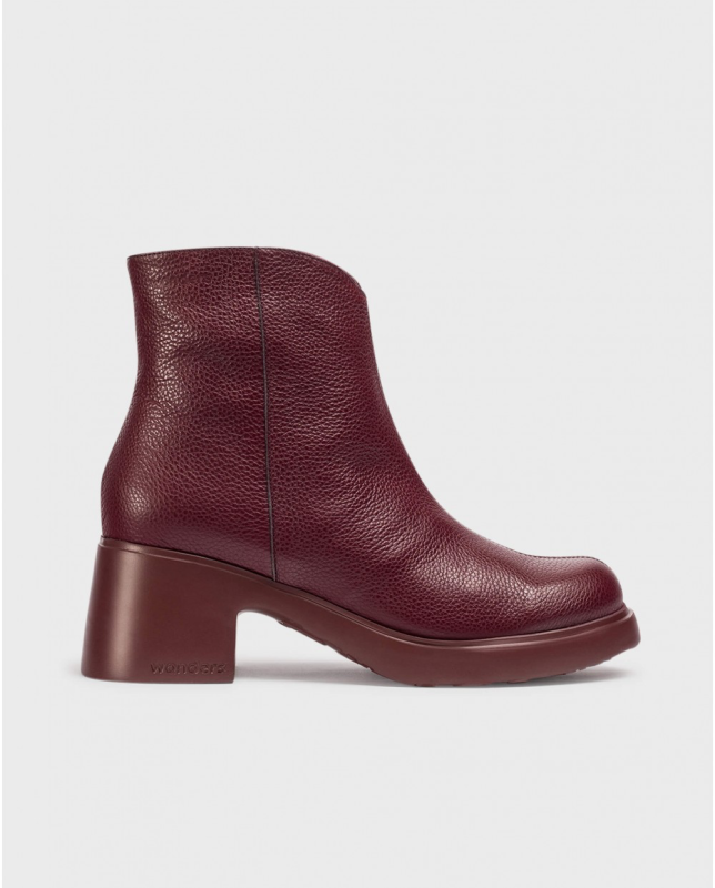 Botki damskie Wonders W131 bordo