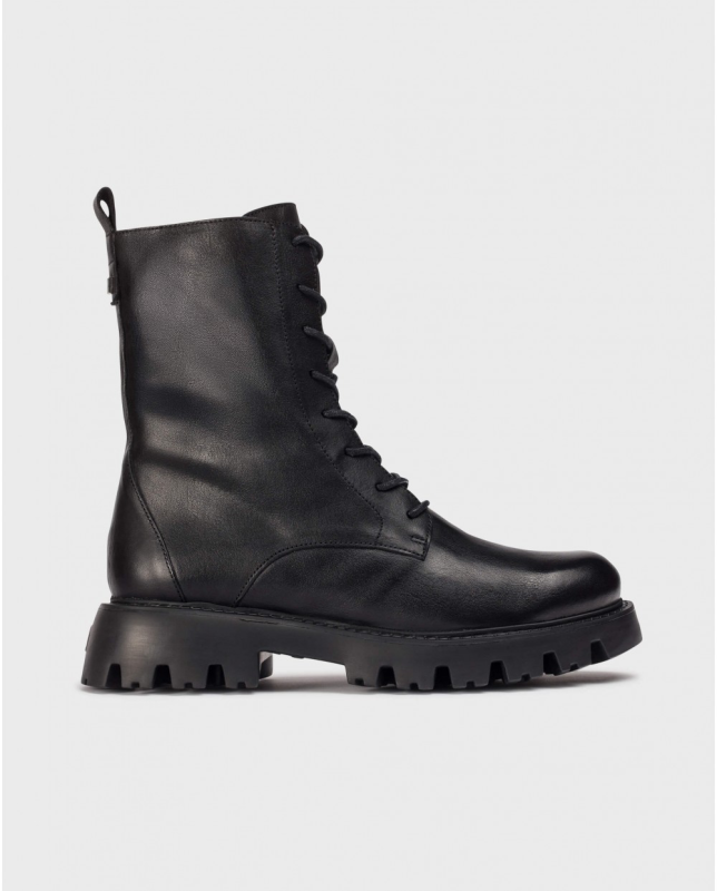 Botki damskie Wonders W134 czarne trapery